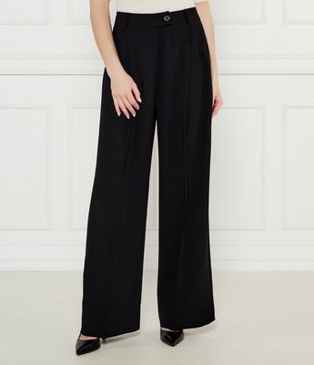 Spodnie damskie jesienne w stylu retro Marella ze sklepu: Gomez Fashion Store w kategorii: Spodnie damskie - zdjęcie 874714-BD9-10338_MA251W000016004