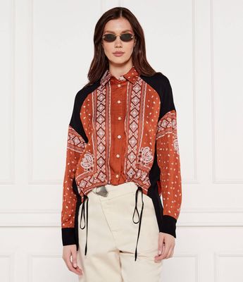 Koszula damska casualowa Pinko ze sklepu: Gomez Fashion Store w kategorii: Koszule damskie - zdjęcie 874714-BD9-10338_PI251W000219D11