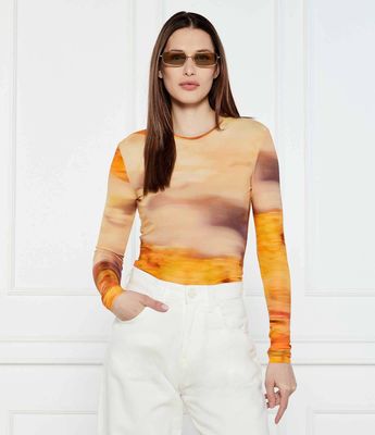 Bluzka damska na wiosnę Pinko ze sklepu: Gomez Fashion Store w kategorii: Bluzki damskie - zdjęcie 874714-BD9-10338_PI251W000224C96