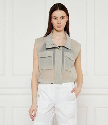 Kamizelka damska Pinko ze sklepu: Gomez Fashion Store w kategorii: Kamizelki damskie - zdjęcie 874714-BD9-10338_PI251W000226312