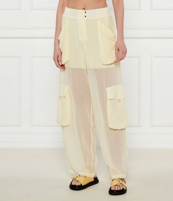 Spodnie damskie na wiosnę Pinko ze sklepu: Gomez Fashion Store w kategorii: Spodnie damskie - zdjęcie 874714-BD9-10338_PI251W000229D13