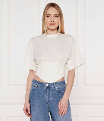 Bluzka damska casual Pinko ze sklepu: Gomez Fashion Store w kategorii: Bluzki damskie - zdjęcie 874714-BD9-10338_PI251W000237004