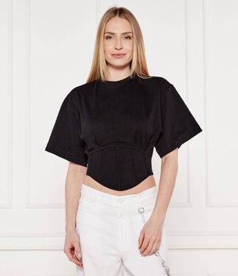 Bluzka damska casualowa Pinko ze sklepu: Gomez Fashion Store w kategorii: Bluzki damskie - zdjęcie 874714-BD9-10338_PI251W000237099
