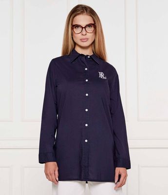 Koszula damska na lato casual Polo Ralph Lauren ze sklepu: Gomez Fashion Store w kategorii: Koszule damskie - zdjęcie 874714-BD9-10338_RS252W000005AA5