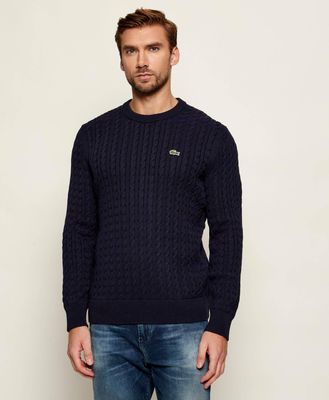 Sweter męski zimowy Lacoste ze sklepu: Gomez Fashion Store w kategorii: Swetry męskie - zdjęcie 874714-BD9-10338_LA252M000020802