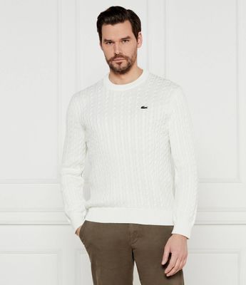 Sweter męski casual Lacoste ze sklepu: Gomez Fashion Store w kategorii: Swetry męskie - zdjęcie 874714-BD9-10338_LA252M000020725