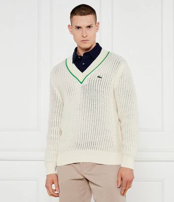 Sweter męski na wiosnę Lacoste ze sklepu: Gomez Fashion Store w kategorii: Swetry męskie - zdjęcie 874714-BD9-10338_LA252M000022B23