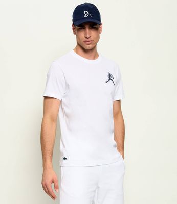 T-shirt męski wiosenny Lacoste ze sklepu: Gomez Fashion Store w kategorii: T-shirty męskie - zdjęcie 874714-BD9-10338_LA252M000089522