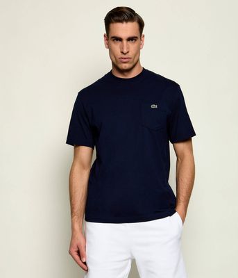 T-shirt męski na lato Lacoste ze sklepu: Gomez Fashion Store w kategorii: T-shirty męskie - zdjęcie 874714-BD9-10338_LA252M000094166