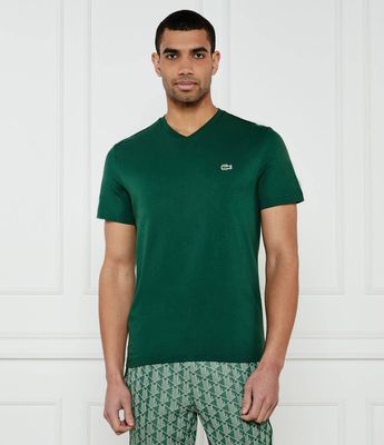 T-shirt męski casual Lacoste ze sklepu: Gomez Fashion Store w kategorii: T-shirty męskie - zdjęcie 874714-BD9-10338_LA252M000096132