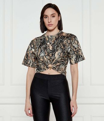 Bluzka damska casualowa Just Cavalli ze sklepu: Gomez Fashion Store w kategorii: Bluzki damskie - zdjęcie 874714-BD9-10338_CA252W000061981