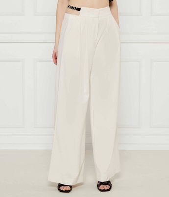 Spodnie damskie retro Just Cavalli ze sklepu: Gomez Fashion Store w kategorii: Spodnie damskie - zdjęcie 874714-BD9-10338_CA252W000075047