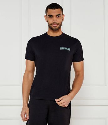 Napapijri - T-shirt męski ze sklepu: Gomez Fashion Store w kategorii: T-shirty męskie - zdjęcie 874714-BD9-10338_NA252M000009925
