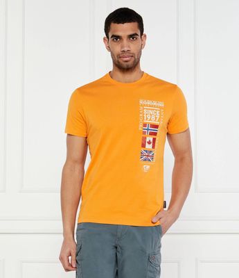 T-shirt męski Napapijri ze sklepu: Gomez Fashion Store w kategorii: T-shirty męskie - zdjęcie 874714-BD9-10338_NA252M000012929
