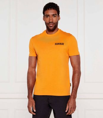 Napapijri - T-shirt męski casual na wiosnę ze sklepu: Gomez Fashion Store w kategorii: T-shirty męskie - zdjęcie 874714-BD9-10338_NA252M000009929