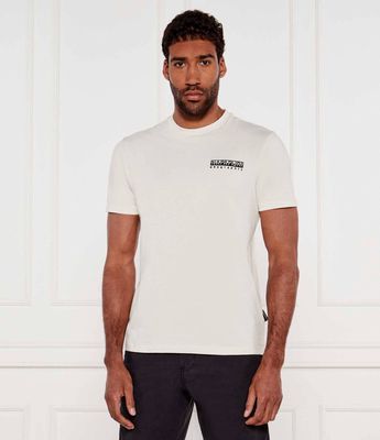 T-shirt męski casualowy Napapijri ze sklepu: Gomez Fashion Store w kategorii: T-shirty męskie - zdjęcie 874714-BD9-10338_NA252M000009288
