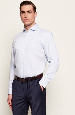 Koszula męska z klasycznym kołnierzykiem HUGO ze sklepu: Gomez Fashion Store w kategorii: Koszule męskie - zdjęcie 874714-BD9-10338_BU251M000228459
