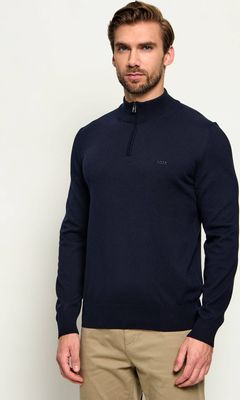 Sweter męski casual na zimę BOSS BLACK ze sklepu: Gomez Fashion Store w kategorii: Swetry męskie - zdjęcie 874714-BD9-10338_BB251M000266404