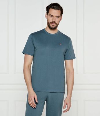 T-shirt męski w sportowym stylu Napapijri ze sklepu: Gomez Fashion Store w kategorii: T-shirty męskie - zdjęcie 874714-BD9-10338_NA252M000019927