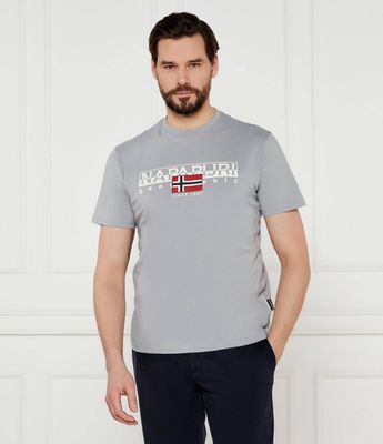 T-shirt męski letni Napapijri ze sklepu: Gomez Fashion Store w kategorii: T-shirty męskie - zdjęcie 874714-BD9-10338_NA252M000032932