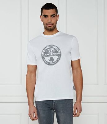 T-shirt męski na wiosnę Napapijri ze sklepu: Gomez Fashion Store w kategorii: T-shirty męskie - zdjęcie 874714-BD9-10338_NA252M000034002