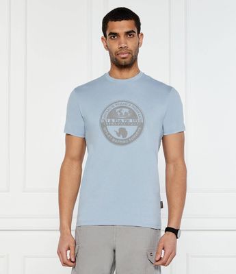 T-shirt męski na wiosnę Napapijri ze sklepu: Gomez Fashion Store w kategorii: T-shirty męskie - zdjęcie 874714-BD9-10338_NA252M000034933