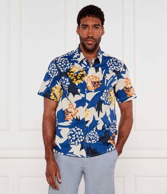 Koszula męska wiosenna Napapijri ze sklepu: Gomez Fashion Store w kategorii: Koszule męskie - zdjęcie 874714-BD9-10338_NA252M000043941
