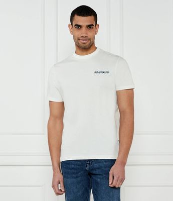 T-shirt męski wiosenny Napapijri ze sklepu: Gomez Fashion Store w kategorii: T-shirty męskie - zdjęcie 874714-BD9-10338_NA252M000045377