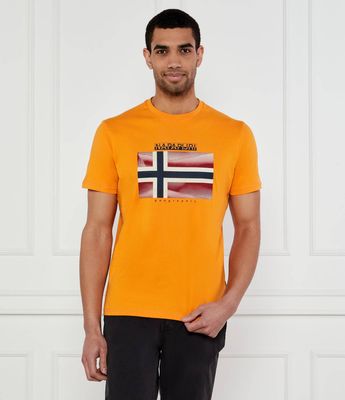 T-shirt męski Napapijri ze sklepu: Gomez Fashion Store w kategorii: T-shirty męskie - zdjęcie 874714-BD9-10338_NA252M000048929