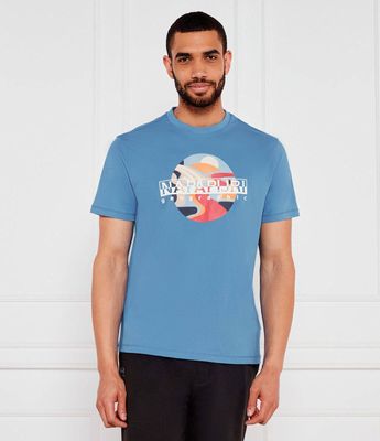 T-shirt męski Napapijri ze sklepu: Gomez Fashion Store w kategorii: T-shirty męskie - zdjęcie 874714-BD9-10338_NA252M000049928