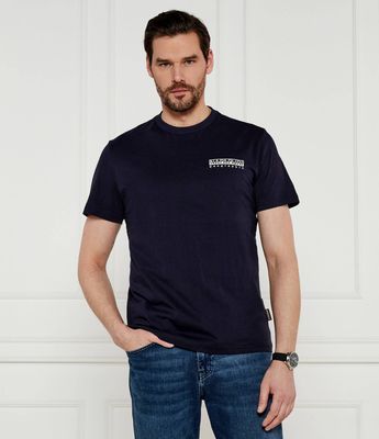 T-shirt męski wiosenny Napapijri ze sklepu: Gomez Fashion Store w kategorii: T-shirty męskie - zdjęcie 874714-BD9-10338_NA252M000009176