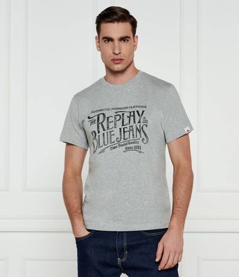 T-shirt męski wiosenny Replay ze sklepu: Gomez Fashion Store w kategorii: T-shirty męskie - zdjęcie 874714-BD9-10338_RY252M000013A45