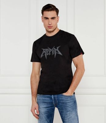 T-shirt męski wiosenny Replay ze sklepu: Gomez Fashion Store w kategorii: T-shirty męskie - zdjęcie 874714-BD9-10338_RY252M000015098