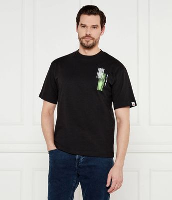 T-shirt męski casual Replay ze sklepu: Gomez Fashion Store w kategorii: T-shirty męskie - zdjęcie 874714-BD9-10338_RY252M000016098
