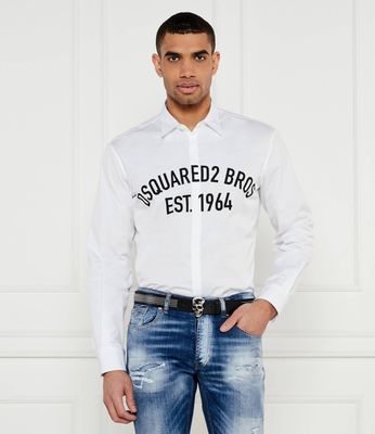Koszula męska Dsquared2 ze sklepu: Gomez Fashion Store w kategorii: Koszule męskie - zdjęcie 874714-BD9-10338_DQ251M000038100