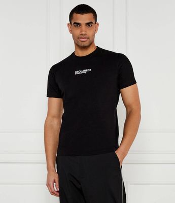 T-shirt męski na wiosnę Dsquared2 ze sklepu: Gomez Fashion Store w kategorii: T-shirty męskie - zdjęcie 874714-BD9-10338_DQ251M000039900