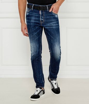 Jeansy męskie casual wiosenne Dsquared2 ze sklepu: Gomez Fashion Store w kategorii: Jeansy męskie - zdjęcie 874714-BD9-10338_DQ251M000052470