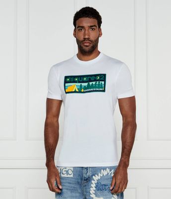 Dsquared2 - T-shirt męski młodzieżowy ze sklepu: Gomez Fashion Store w kategorii: T-shirty męskie - zdjęcie 874714-BD9-10338_DQ251M000061100