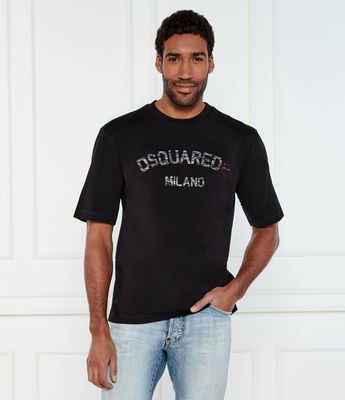 T-shirt męski Dsquared2 ze sklepu: Gomez Fashion Store w kategorii: T-shirty męskie - zdjęcie 874714-BD9-10338_DQ251M000062900