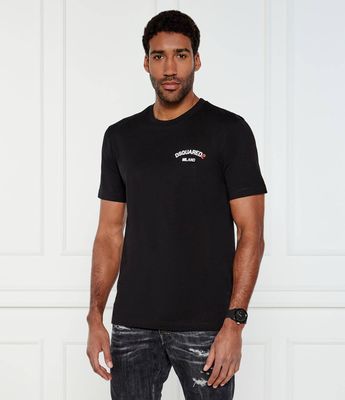 T-shirt męski na wiosnę Dsquared2 ze sklepu: Gomez Fashion Store w kategorii: T-shirty męskie - zdjęcie 874714-BD9-10338_DQ251M000063900