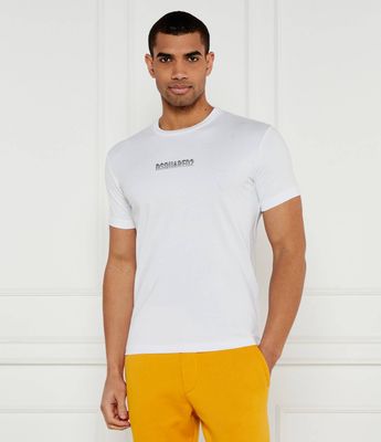 T-shirt męski na wiosnę Dsquared2 ze sklepu: Gomez Fashion Store w kategorii: T-shirty męskie - zdjęcie 874714-BD9-10338_DQ251M000082100
