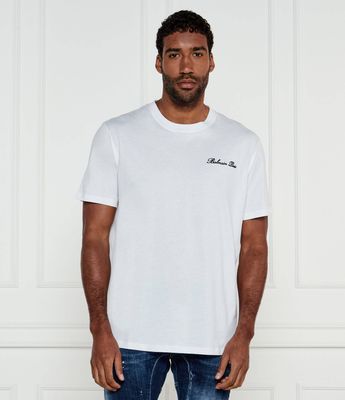 T-shirt męski casual BALMAIN ze sklepu: Gomez Fashion Store w kategorii: T-shirty męskie - zdjęcie 874714-BD9-10338_BA251M000023016