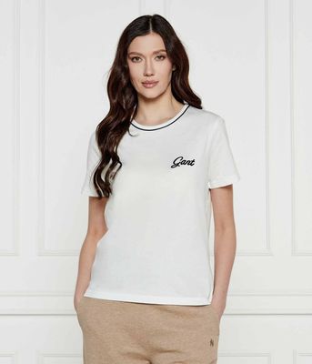 Bluzka damska na wiosnę Gant ze sklepu: Gomez Fashion Store w kategorii: Bluzki damskie - zdjęcie 874714-BD9-10338_GA251W000002113