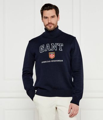 Sweter męski zimowy Gant ze sklepu: Gomez Fashion Store w kategorii: Swetry męskie - zdjęcie 874714-BD9-10338_GA251M000009433