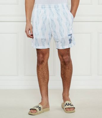 Hugo Blue - Spodenki męskie sportowe ze sklepu: Gomez Fashion Store w kategorii: Spodenki męskie - zdjęcie 874714-BD9-10338_BJ252M000024100