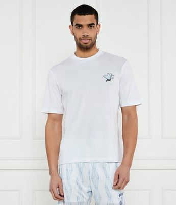 Hugo Blue - T-shirt męski casual ze sklepu: Gomez Fashion Store w kategorii: T-shirty męskie - zdjęcie 874714-BD9-10338_BJ252M000034100