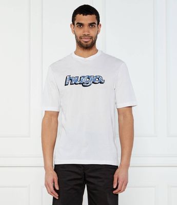 T-shirt męski Hugo Blue ze sklepu: Gomez Fashion Store w kategorii: T-shirty męskie - zdjęcie 874714-BD9-10338_BJ252M000035100