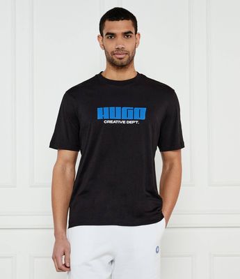 T-shirt męski Hugo Blue ze sklepu: Gomez Fashion Store w kategorii: T-shirty męskie - zdjęcie 874714-BD9-10338_BJ252M000036001