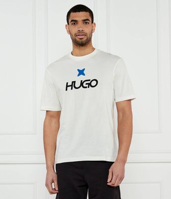 T-shirt męski Hugo Blue ze sklepu: Gomez Fashion Store w kategorii: T-shirty męskie - zdjęcie 874714-BD9-10338_BJ252M000036121
