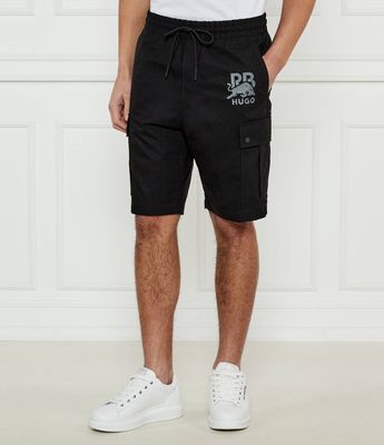 Spodenki męskie na lato HUGO ze sklepu: Gomez Fashion Store w kategorii: Spodenki męskie - zdjęcie 874714-BD9-10338_BU252M000071001